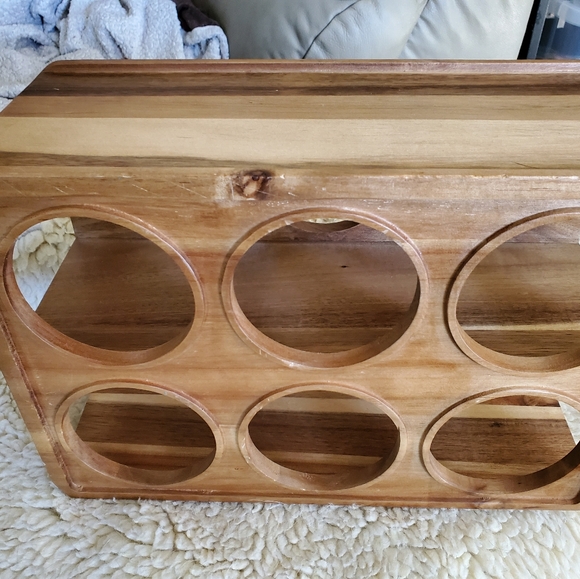 Wooden wine rack - Picture 2 of 3